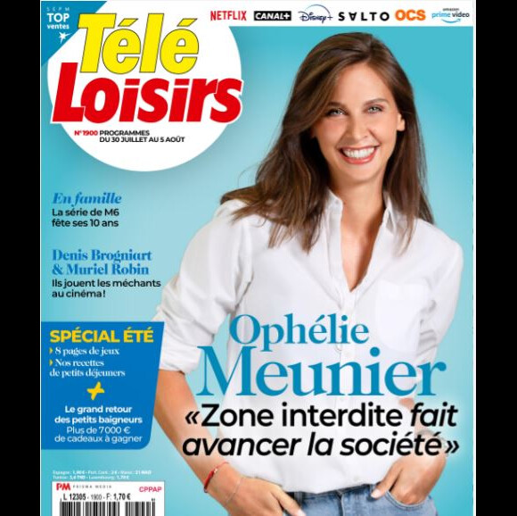 Couverture du magazine "Télé Loisirs" du 25 juillet 2022
