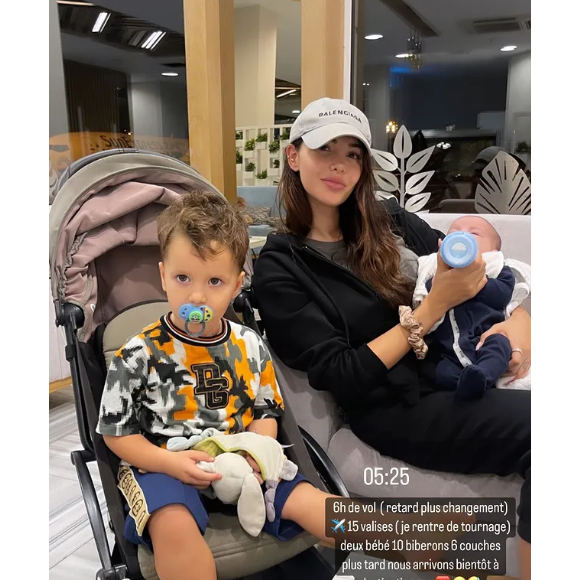 Nabilla est devenue la maman de deux enfants, Milann et Leyann - Instagram