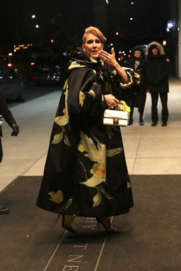 Céline Dion dans les rues de New York, le 12 novembre 2019.