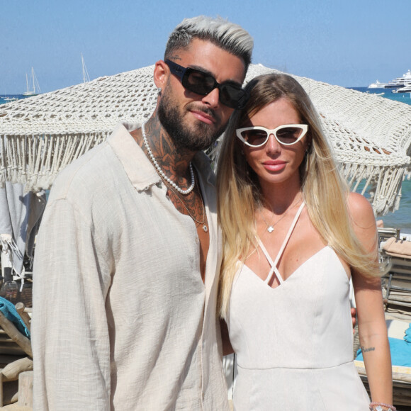 Exclusif - Thibault Garcia et sa compagne Jessica Thivenin (Les Marseillais) - Hublot fête l'arrivée de la nouvelle Big Bang Unico à la boutique de Saint-Tropez au restaurant Verde Beach à Ramatuelle, Côte d'Azur, France. © Luc Boutria/Nice Matin/Bestimage