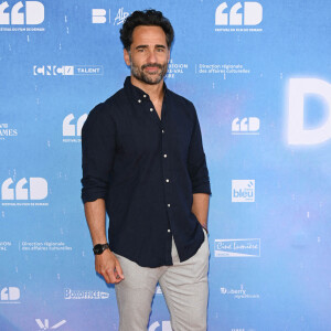 Florent Peyre au photocall de la première édition du Festival du Film de Demain au Ciné Lumière à Vierzon, France, le 4 juin 2022. © Coadic Guirec/Bestimage