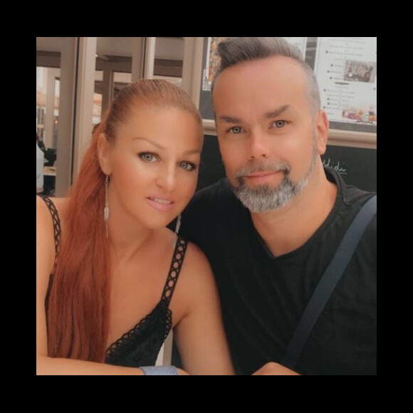 Cindy Sander et son mari Sebastien Braun sur Instagram. Le 8 août 2020.