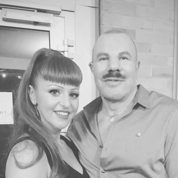 Cindy Sander et Thierry Mugler. Instagram.