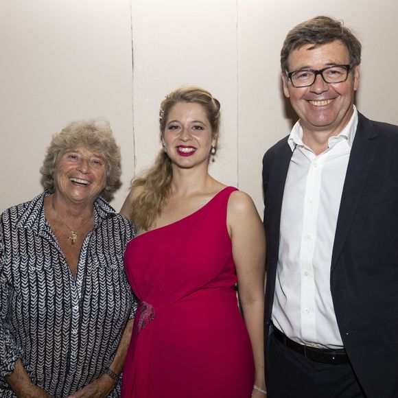 Jacqueline Franjou, Marie Perbost, Jean-Michel Dhuez - Marie Perbost lors des "Nuits Classiques" du Festival de Ramatuelle, le 29 juillet 2022. 