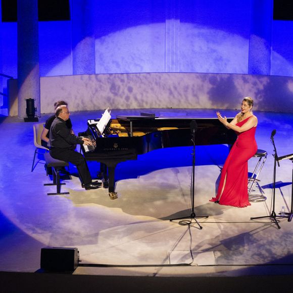 Marie Perbost - Marie Perbost lors des "Nuits Classiques" du Festival de Ramatuelle, le 29 juillet 2022. 