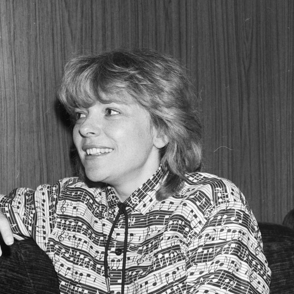 France Gall dans la loge de Michel Berger après la 1 première au Palais des Sports le 24 mail 1983 © Jean-Claude Woestelandt / Bestimage