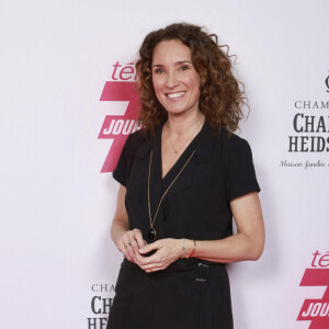 Exclusif - Marie-Sophie Lacarrau - Soirée "Télé 7 Jours Summer Party" au restaurant "Monsieur Bleu" à Paris. © Christophe Aubert via Bestimage 