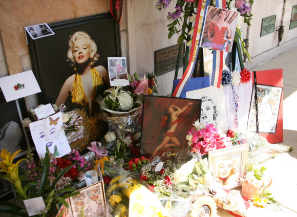 Memorial pour l'anniversaire de la mort de Marilyn Monroe.
