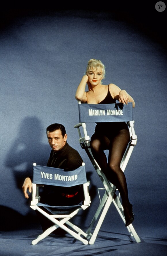 Yves Montand et Marilyn Monroe faisant la promotion du Milliardaire en 1960