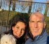 Zinédine Zidane avec sa femme Véronique et leur chien sur Instagram le 15 décembre 2021.