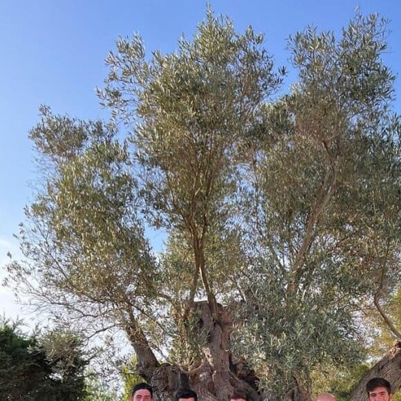 Zinedine Zidane en famille.