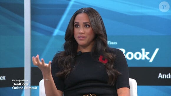 Meghan Markle sur le plateau de l'émission "Minding the Gap" à Los Angeles