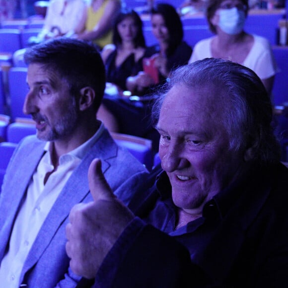 Gérard Depardieu au "Baltic Debuts Film Festival" à Svetlogorsk. Le 24 juillet 2021.