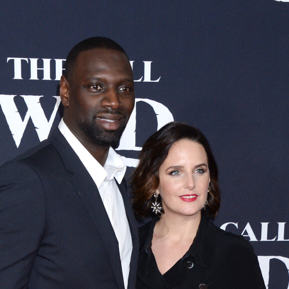 Omar Sy et sa femme Hélène à la première du film "The Call of the Wild" à Los Angeles, le 13 février 2020. 