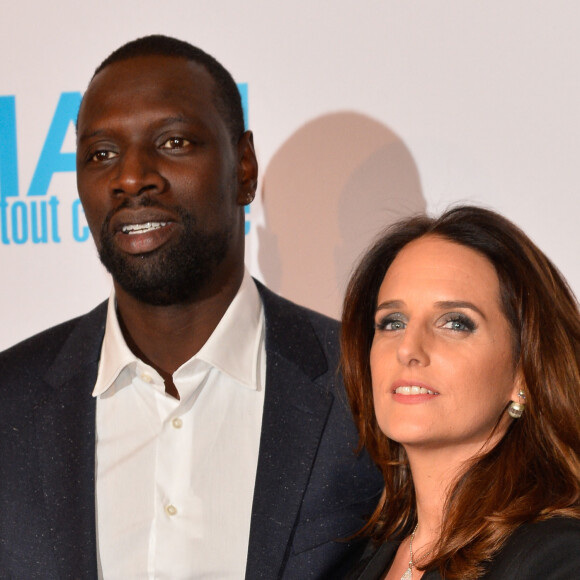 Omar Sy et sa femme Hélène - Avant première du film "Demain tout commence" au Grand Rex à Paris le 28 novembre 2016. © Coadic Guirec/Bestimage 