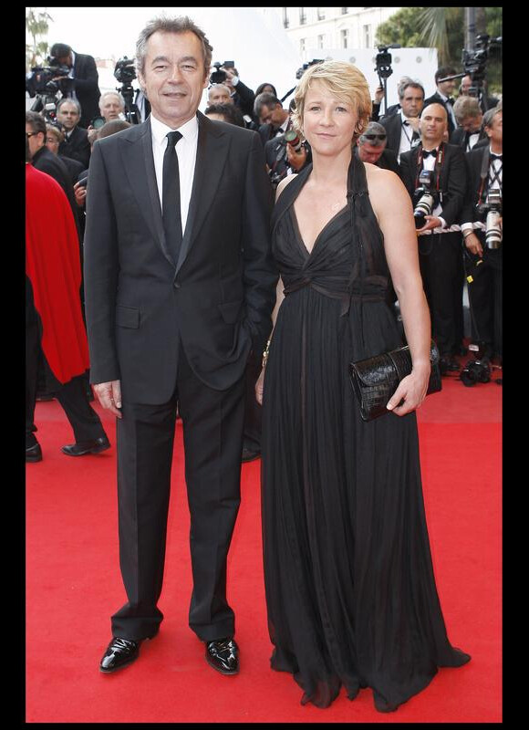 Michel Denisot et Ariane Massenet à Cannes