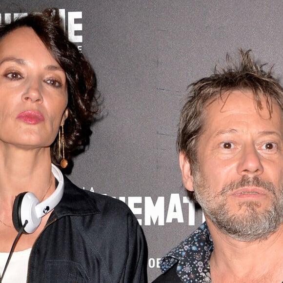 Jeanne Balibar et Mathieu Amalric - Avant-première du film "Barbara" à la cinémathèque française de Paris, France, le 4 septembre 2017. © Veeren/Bestimage 