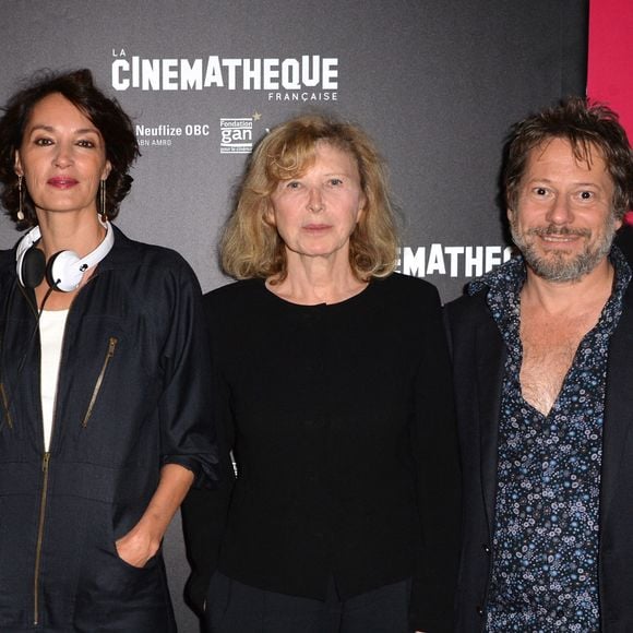 La ministre de la culture Françoise Nyssen, Jeanne Balibar, Aurore Clément et Mathieu Amalric - Avant-première du film "Barbara" à la cinémathèque française de Paris, France, le 4 septembre 2017. © Veeren/Bestimage 