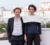 Mathieu Amalric et Jeanne Balibar au photocall de "Barbara" lors du 70ème Festival International du Film de Cannes. © Borde-Jacovides-Moreau/Bestimage 