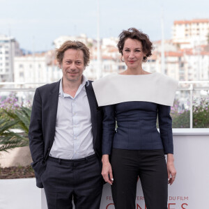 Mathieu Amalric et Jeanne Balibar au photocall de "Barbara" lors du 70ème Festival International du Film de Cannes. © Borde-Jacovides-Moreau/Bestimage 