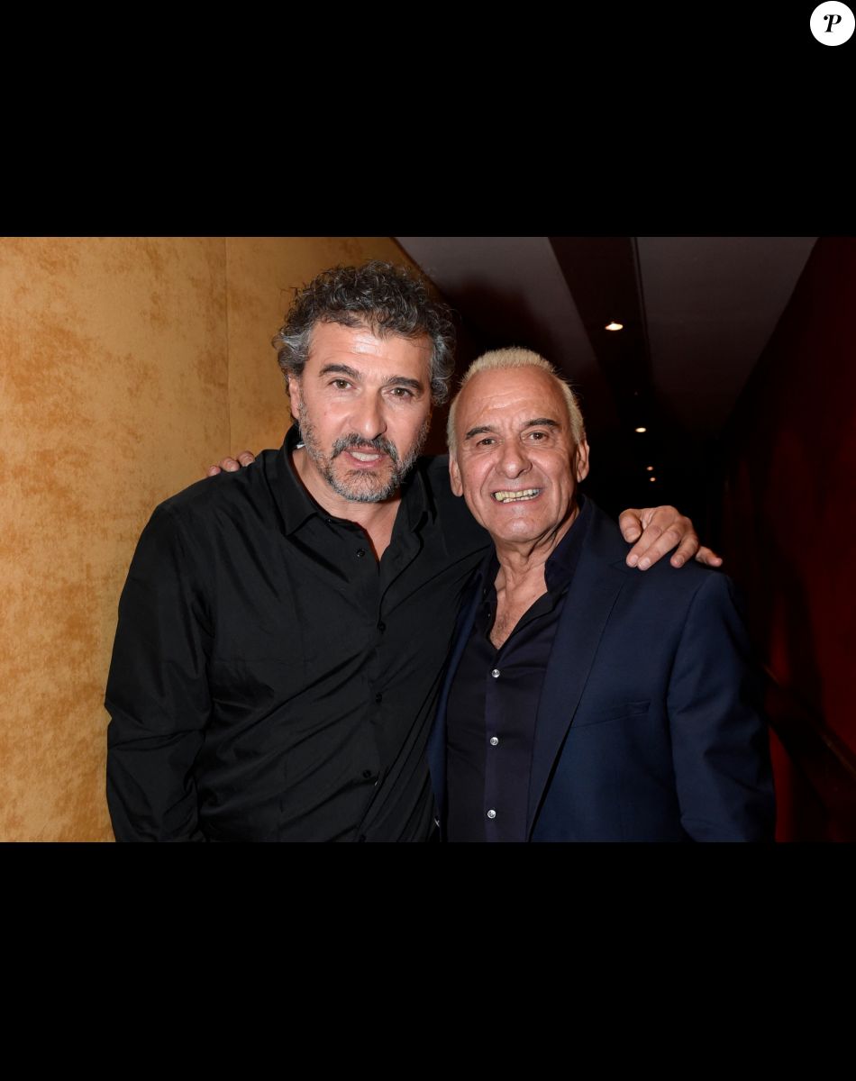 Exclusif - Daniel Lévi et Michel Fugain - Soirée de Gala des 30 ans de l'Association de l'Hôpital Hadassah d'Israël (Association appelée 'Hadassah France') au Casino de Paris le 28 mars 2016. L'Association Hadassah France a pour mission principale de collecter des fonds pour l'hôpital Universitaire Hadassah de Jérusalem, établissement privé. © Lichtfeld Erez/Bestimage