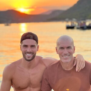 Zinedine Zidane et son fils Luca