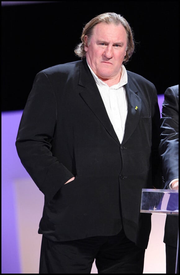 Gérard Depardieu - 35ème cérémonie des César au théâtre du Châtelet en 2010