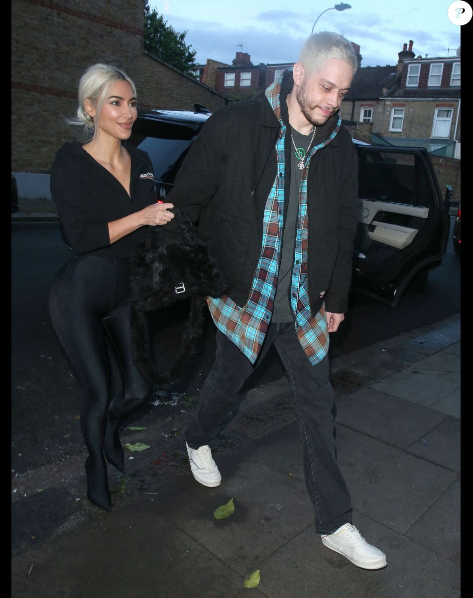 Kim Kardashian et son compagnon Pete Davidson sont de sortie à Londres, le 30 mai 2022.