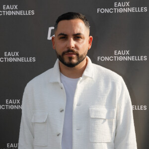 Exclusif - Alban Bartoli - Soirée de lancement de la gamme de boissons "Drink Waters" au restaurant Créatures sur le rooftop des Galeries Lafayette à Paris le 9 mai 2022. © Clovis-Bellak/Bestimage