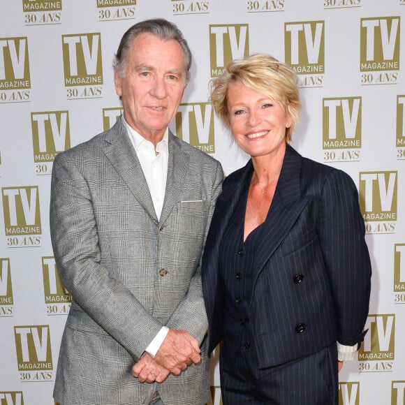 Exclusif - William Leymergie et Sophie Davant - Soirée d'anniversaire des 30 ans de TV Magazine au Pavillon des Champs-Elysées à Paris © Coadic Guirec/Bestimage