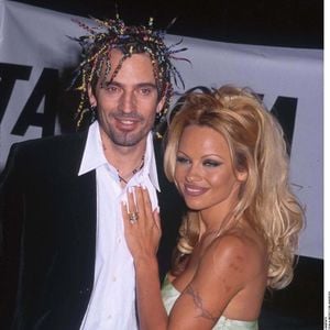 Pamela Anderson et Tommy Lee au Gala de la PETA, à Los Angeles le 20 septembre 1999.