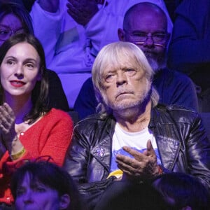 Renaud et sa fille Lolita Séchan - Enregistrement de l'émission "Joyeux anniversaire Renaud" au Dôme de Paris, diffusée le 10 mai sur France 2 © Cyril Moreau / Bestimage