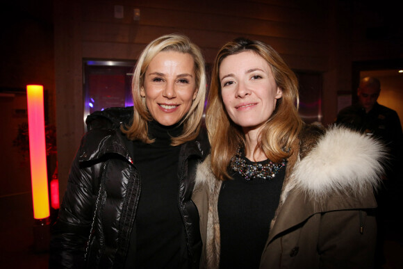 Exclusif - Laurence Ferrari et Elisabeth Bost lors des Trophées des Femmes en Or 2015 à Avoriaz, le 12 décembre 2015. © Mat Beaudet et Fabrice Aygalenq via Bestimage 