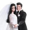Elvis Presley et Priscilla immortalisés par Mattel. Un couple légèrement plus bruns que Barbie et Ken mais tout aussi glamour ! 