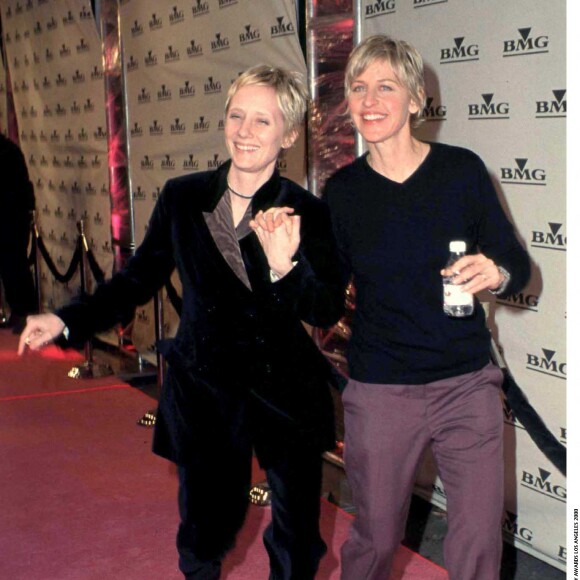 Anne Heche et Ellen DeGeneres - Grammy Awards à Los Angeles. 2000.