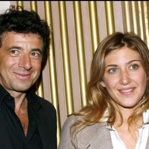 Patrick Bruel et sa femme Amanda Sthers - Générale de la pièce "Thalasso" au théâtre Hebertot le 8 octobre 2007.