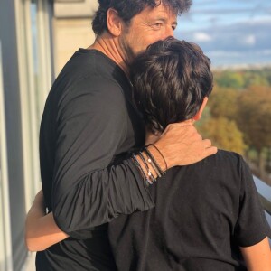 Patrick Bruel et son fils Léon sur Instagram, en 2019.
