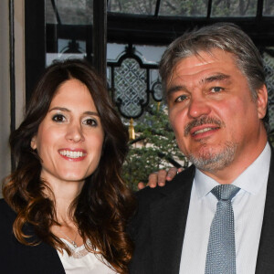 David Douillet et sa femme Vanessa Carrara lors du dîner de gala caritatif pour l'association Autistes Sans Frontières à l'hôtel Marcel Dassault à Paris, France © Coadic Guirec/Bestimage 
