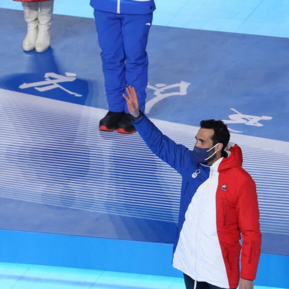 Martin Fourcade - Cérémonie de clôture des Jeux Olympiques d'Hiver de Pékin 2022 (JO Pékin 2022), le 20 février 2022. © Mickael Chavet/Zuma Press/Bestimage