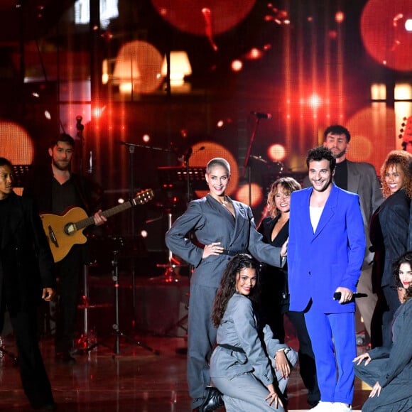 Amir Haddad - "Fête de la Musique 2022 : Le 40ème anniversaire - Grand Concert France Télévisions" sur l'Esplanade de l'Europe à Montpellier. Le 21 juin 2022 © Cyril Moreau-Bruno Bebert / Bestimage 