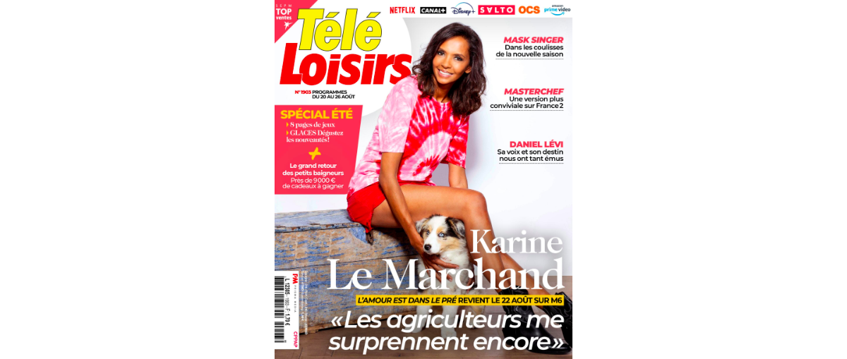 Photo : Magazine "Télé Loisirs" du 15 août 2022. - Purepeople