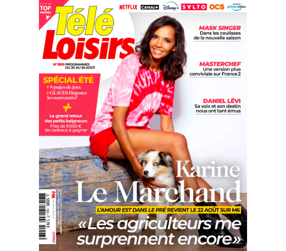 Magazine "Télé Loisirs" du 15 août 2022.