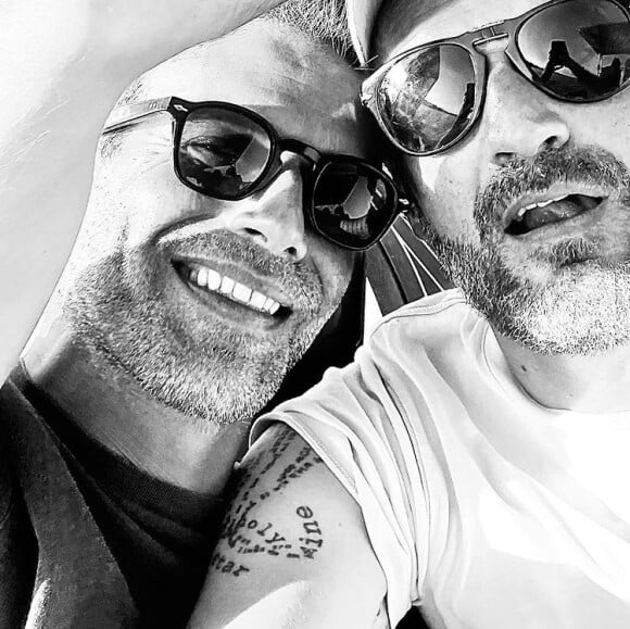 Augustin Trapenard et son compagnon Numa Privat sur Instagram le 19 août 2022.