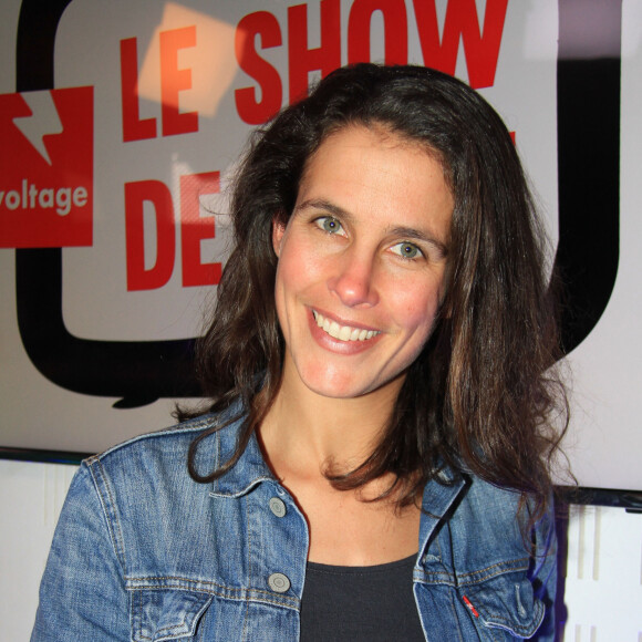 Exclusif - Clémence Castel (Koh-Lanta) lors de l'émission "Le Show de Luxe" sur la Radio Voltage à Paris , France. © Philippe Baldini/Bestimage