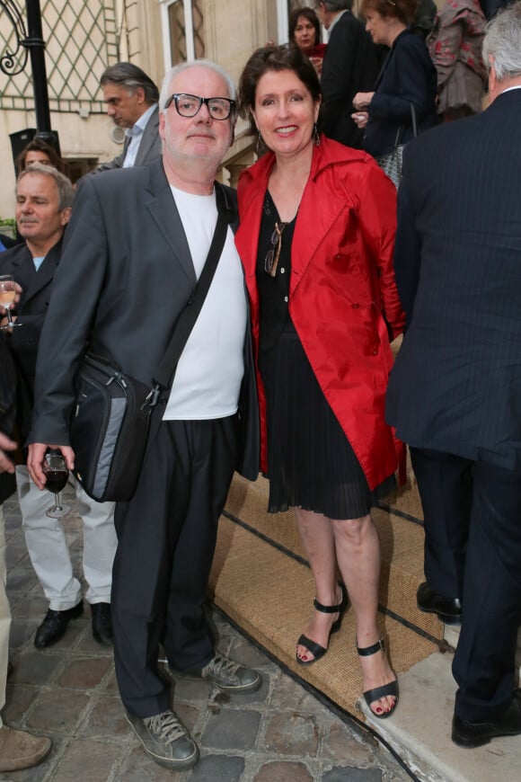 Exclusif - Arielle Boulin-Prat et son maric Eric Prat - Fête des prix SACD 2015 à la SACD (la Société des auteurs et compositeurs dramatiques) à Paris, le 15 juin 2015.