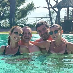Jennifer Lauret, son époux Patrick Sorrentino et Ingrid Chauvin sur Instagram. Le 6 juin 2022.