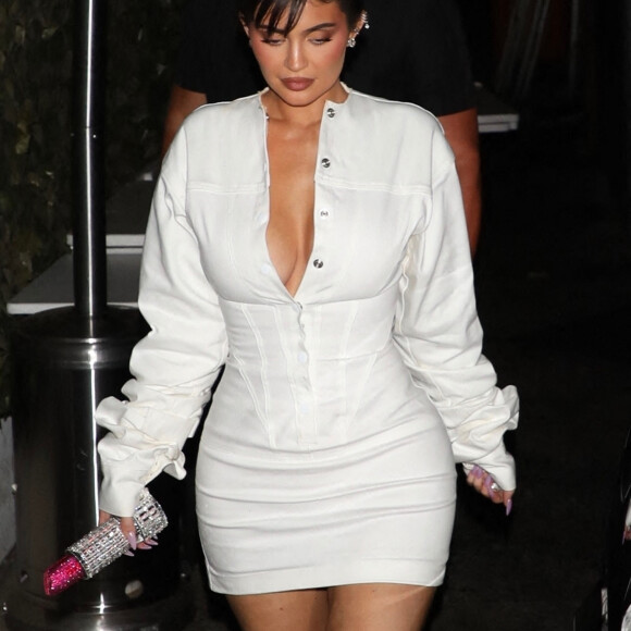 Kylie Jenner à la sortie du restaurant Craig à West Hollywood. Le 24 août 2022 
