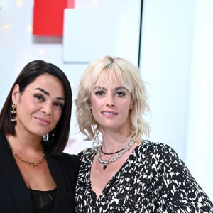 Exclusif - Lola Dewaere et Sara Mortensen - Enregistrement de l'émission "Vivement Dimanche" au Studio Gabriel, présentée par M.Drucker, et diffusée sur France 3, de 13h30 à 15h, le 28 août © Guillaume Gaffiot / Bestimage