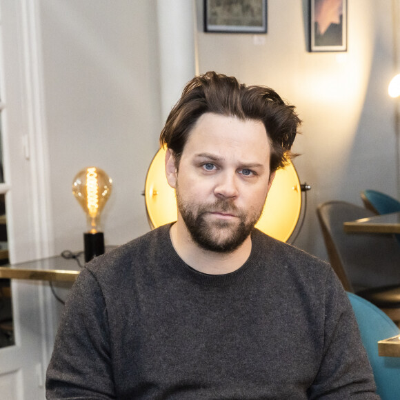 Arthur Jugnot lors de l'enregistrement de l'émission "Olympiascope" à Paris, diffusée le 5 mai sur Olympia TV, une chaîne du groupe Canal+ et en replay sur myCANAL, rediffusée le 3 juin. Le 6 avril 2022 © Jack Tribeca / Bestimage 