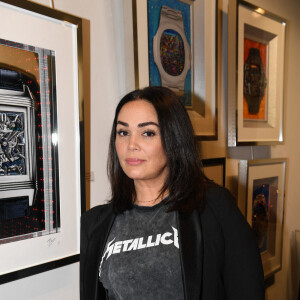 Exclusif - Lola Dewaere lors du vernissage de l'exposition "Vue du ciel" de l'artiste 3D Johann Perathoner au Royal Monceau-Raffles Paris le 20 avril 2022.  © Rachid Bellak / Bestimage